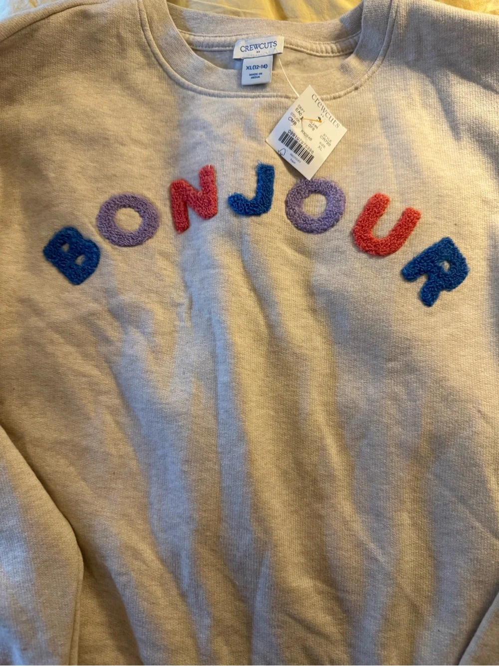 crewcuts sweatshirt size 12/14 NWT